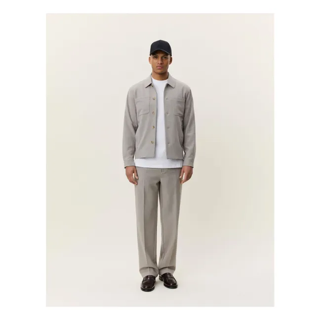 Chaqueta Check Hybrid | Marrón