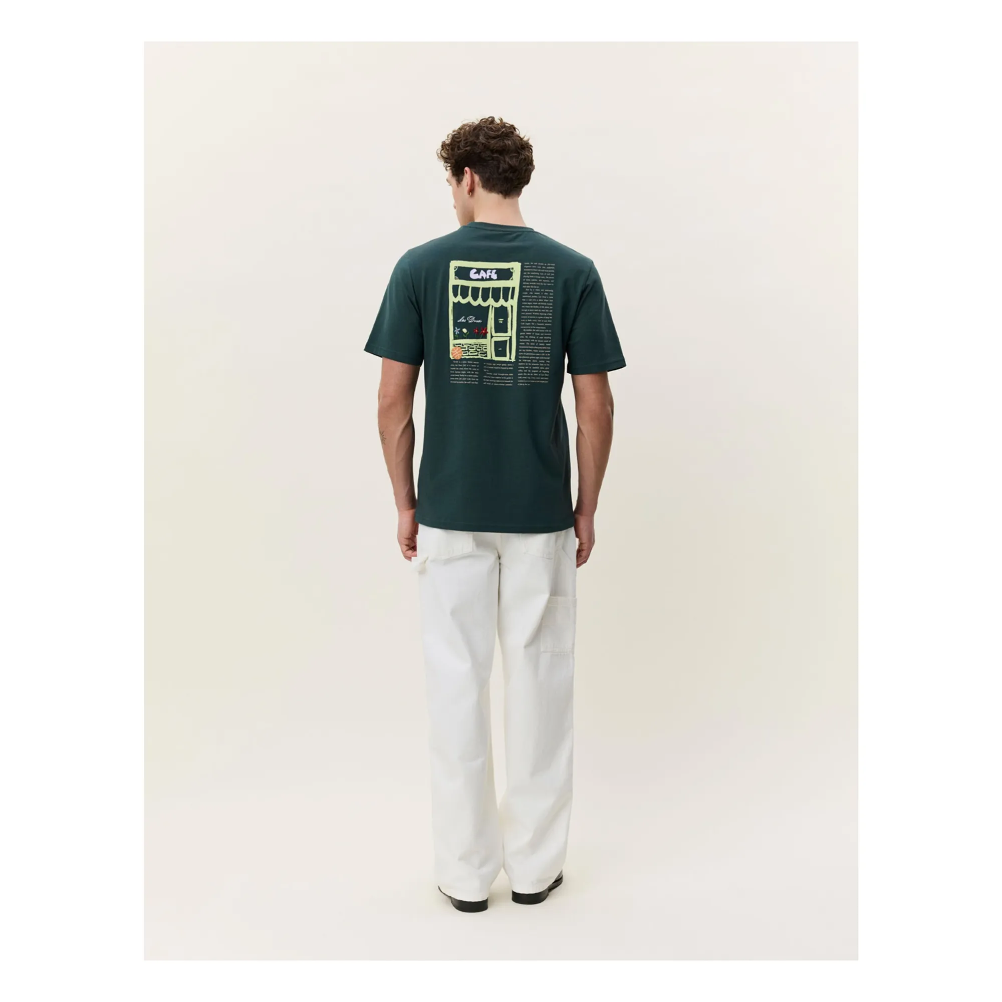 T-shirt Café | Vert foncé- Image produit n°5