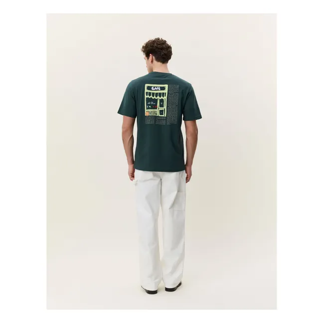Camiseta Café | Verde Oscuro