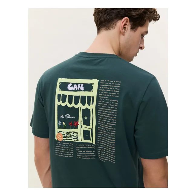 Camiseta Café | Verde Oscuro