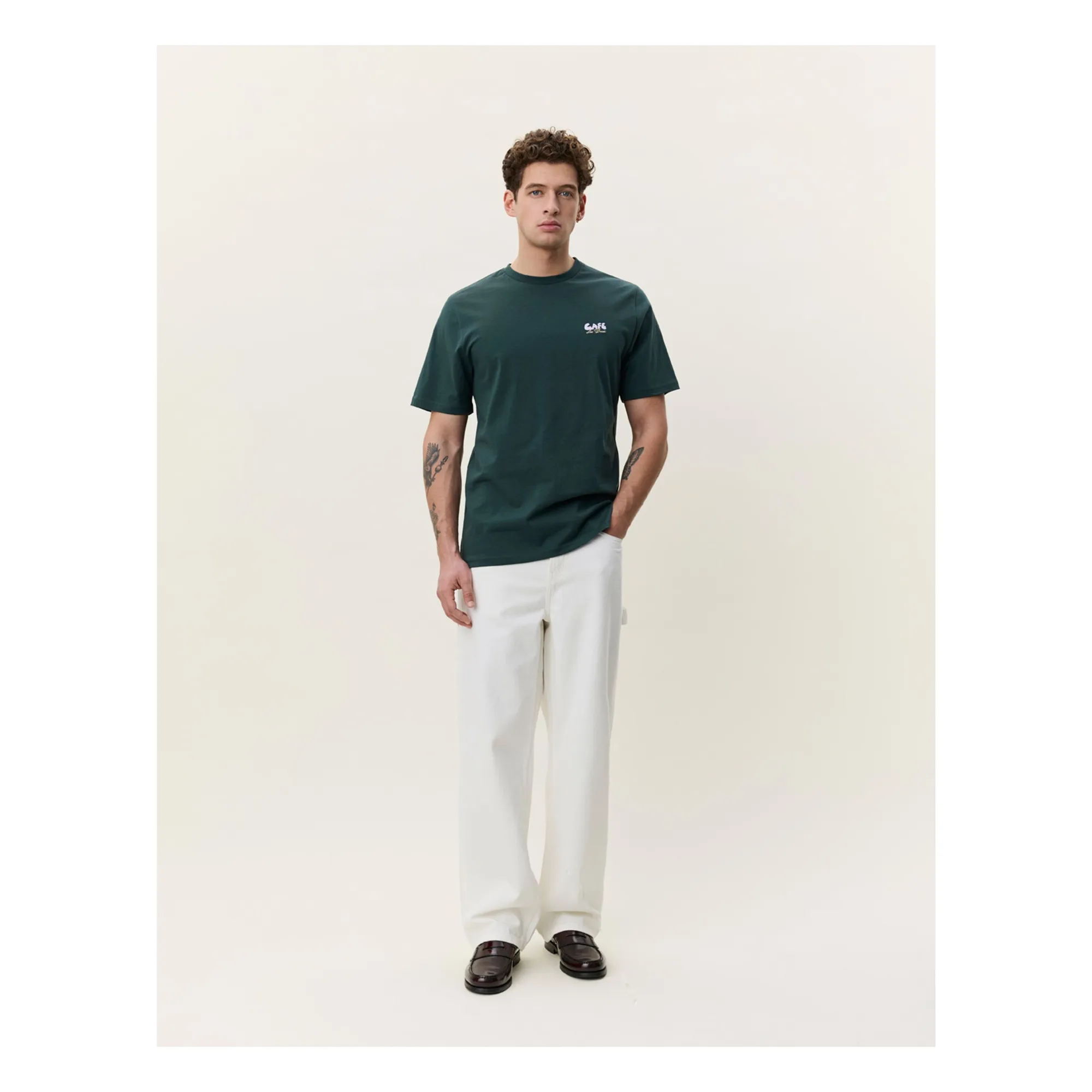 T-shirt Café | Vert foncé- Image produit n°4