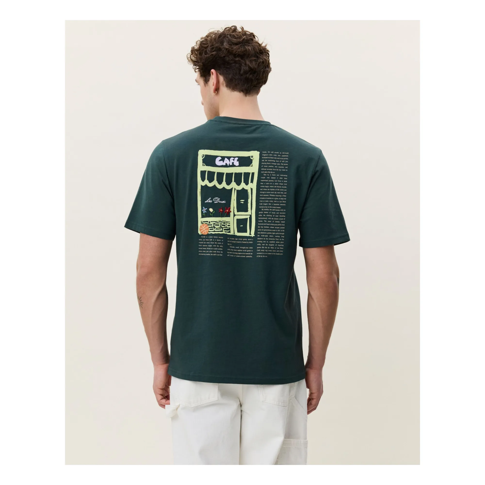 T-shirt Café | Vert foncé- Image produit n°2