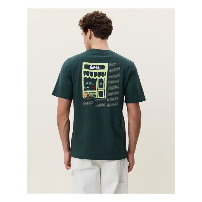 Camiseta Café | Verde Oscuro
