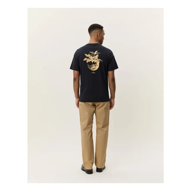 Camiseta Plant | Azul negro