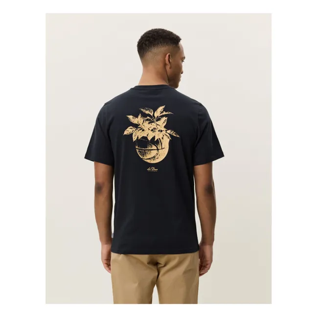 Camiseta Plant | Azul negro