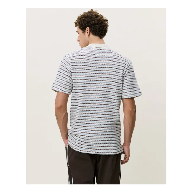 Polo de rayas | Blanco Roto