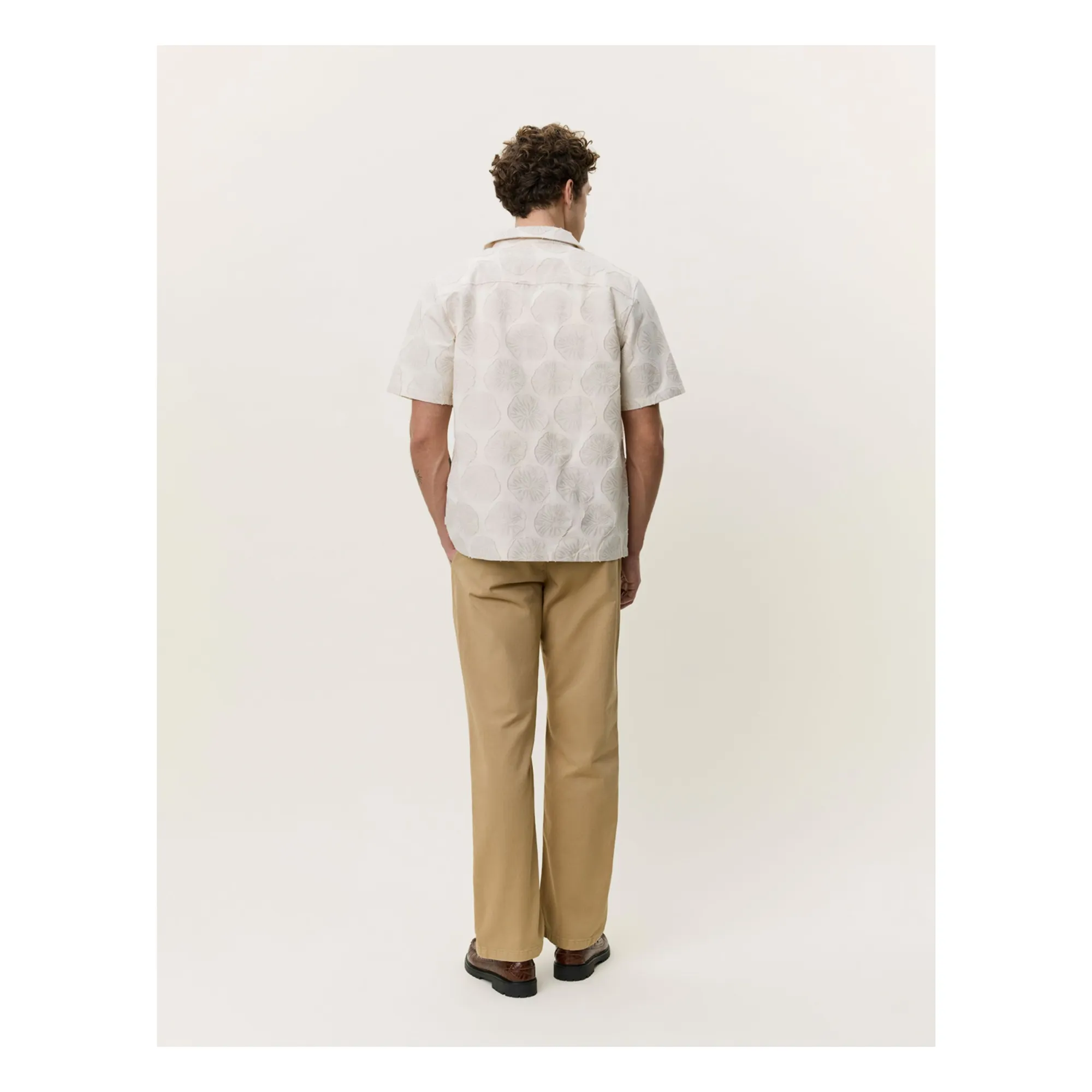 Chemise Dahlia Jacquard | Beige- Image produit n°5