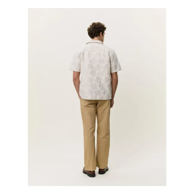 Camisa Dahlia Jacquard | Beige