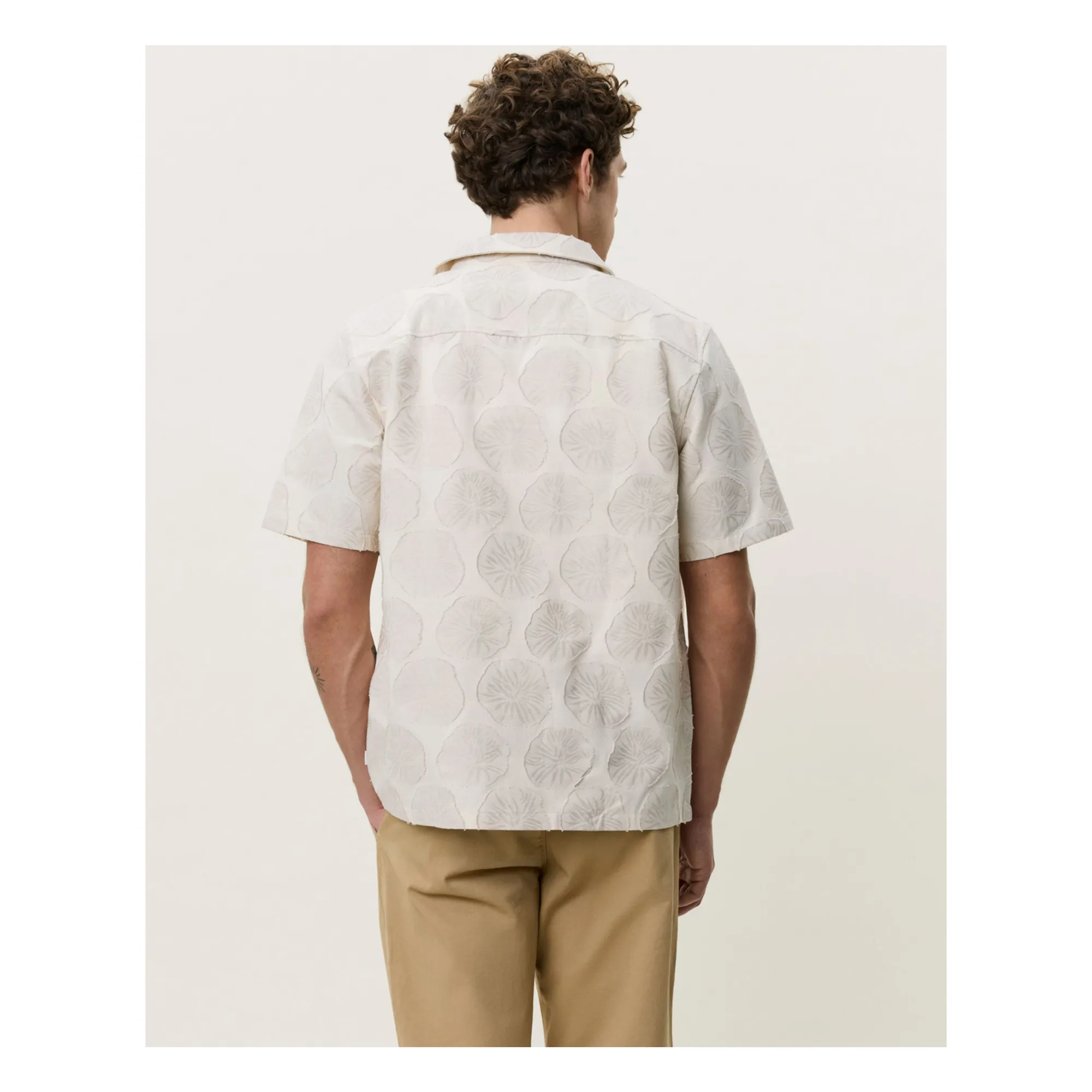 Chemise Dahlia Jacquard | Beige- Image produit n°2