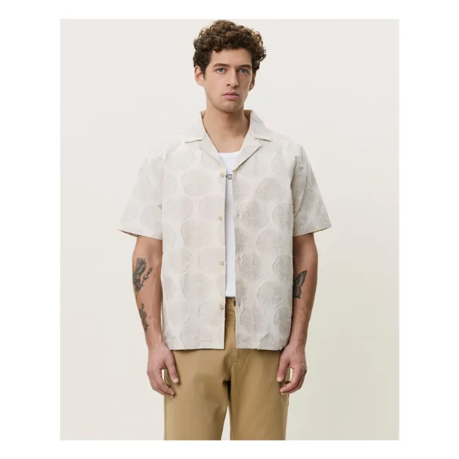 Camisa Dahlia Jacquard | Beige