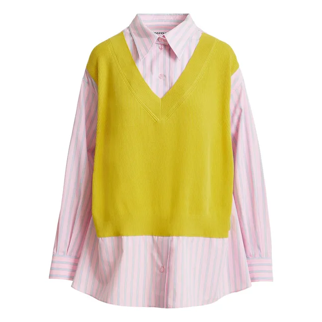 Chemise Combo Jit | Jaune citron
