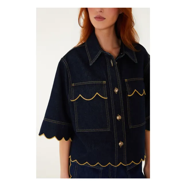 Camisa corta Vieiras | Vaquero Bruto