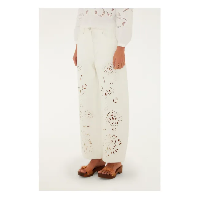Pantalon Richelieu Coton | Blanc