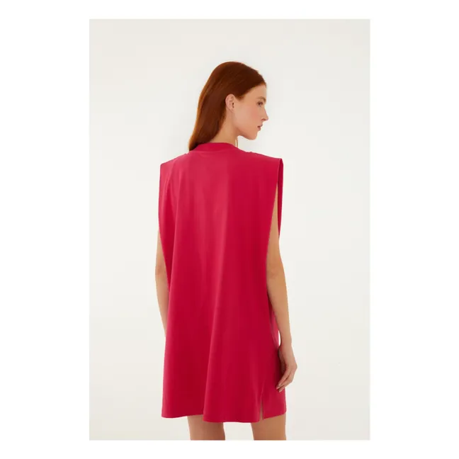 Robe Tropical Rose Coton | Rose