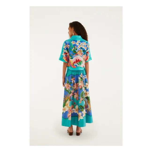 Jupe Garden Of Life Coton | Bleu
