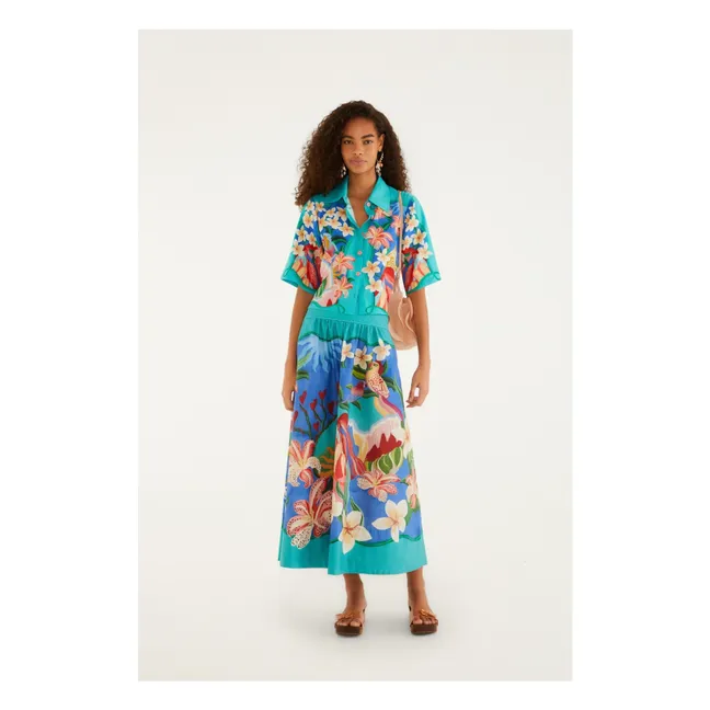Jupe Garden Of Life Coton | Bleu