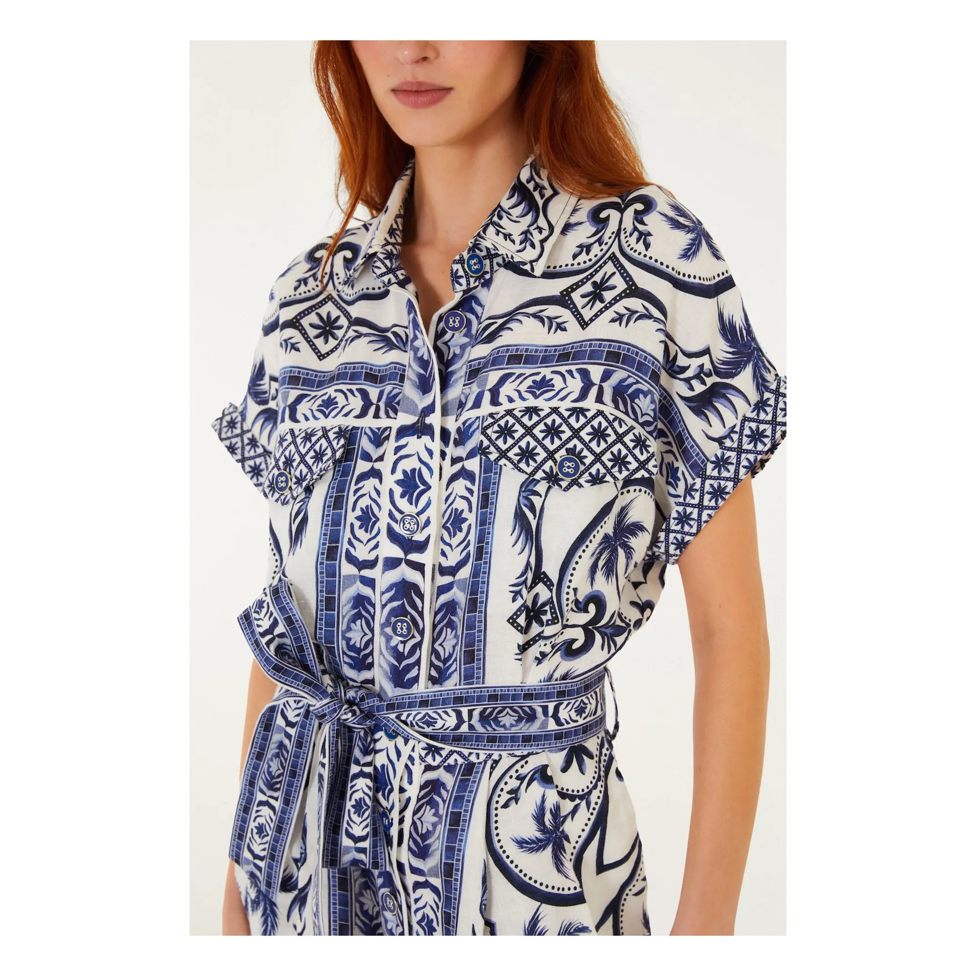 Combishort Wonderful City Lin | Bleu- Image produit n°3