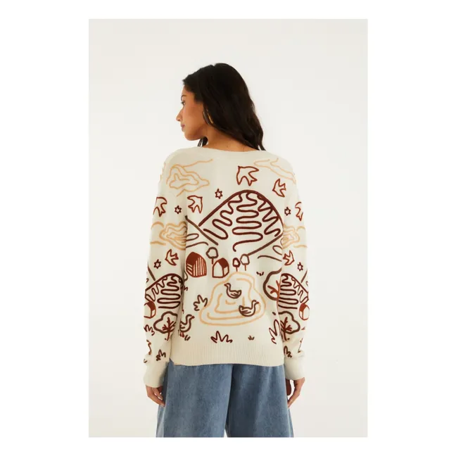 Cardigan Countryside Laine | Ecru