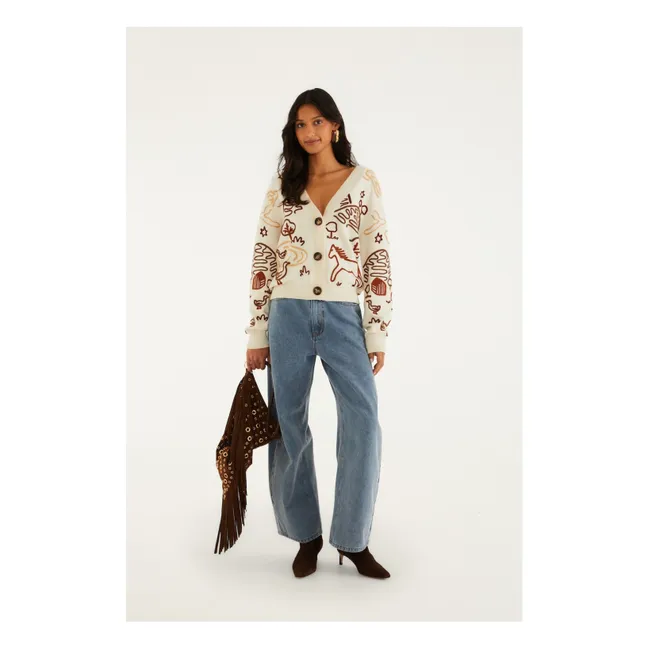 Cardigan Countryside Laine | Ecru