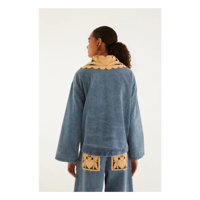 Veste Richelieu Denim Coton | Bleu