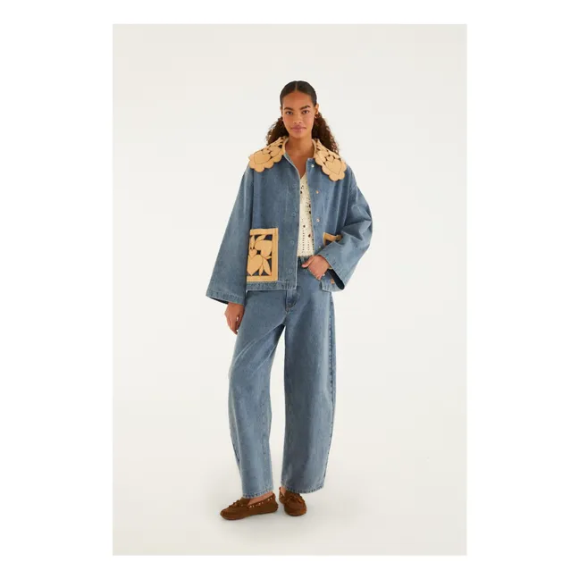 Veste Richelieu Denim Coton | Bleu