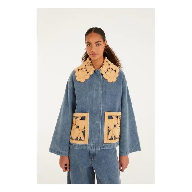 Veste Richelieu Denim Coton | Bleu