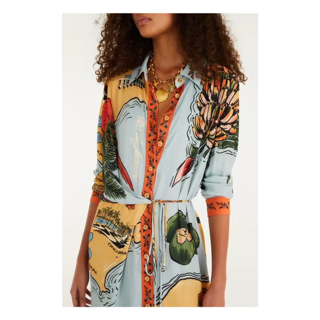 Camisa de vestir Beaches Path | Azul