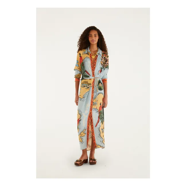 Camisa de vestir Beaches Path | Azul