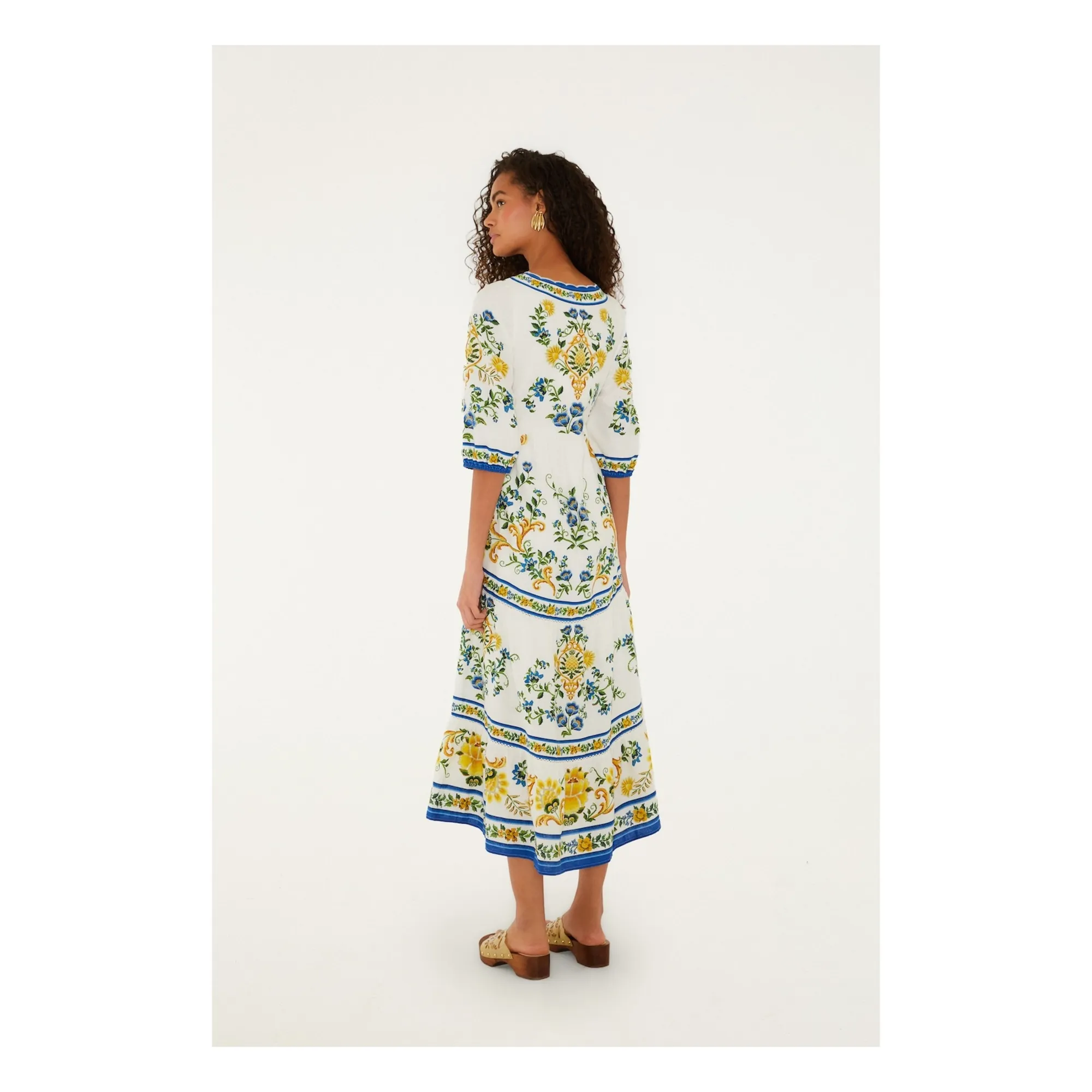 Robe Emily Lin | Blanc- Image produit n°1