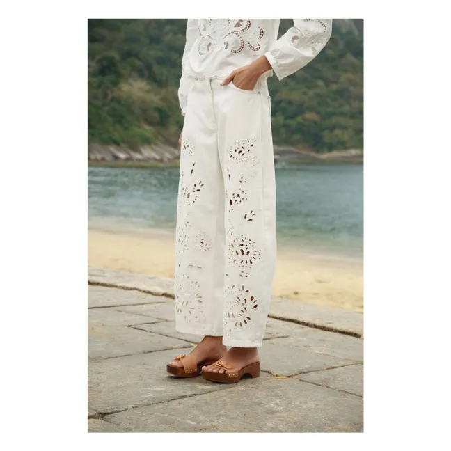 Pantalon Richelieu Coton | Blanc