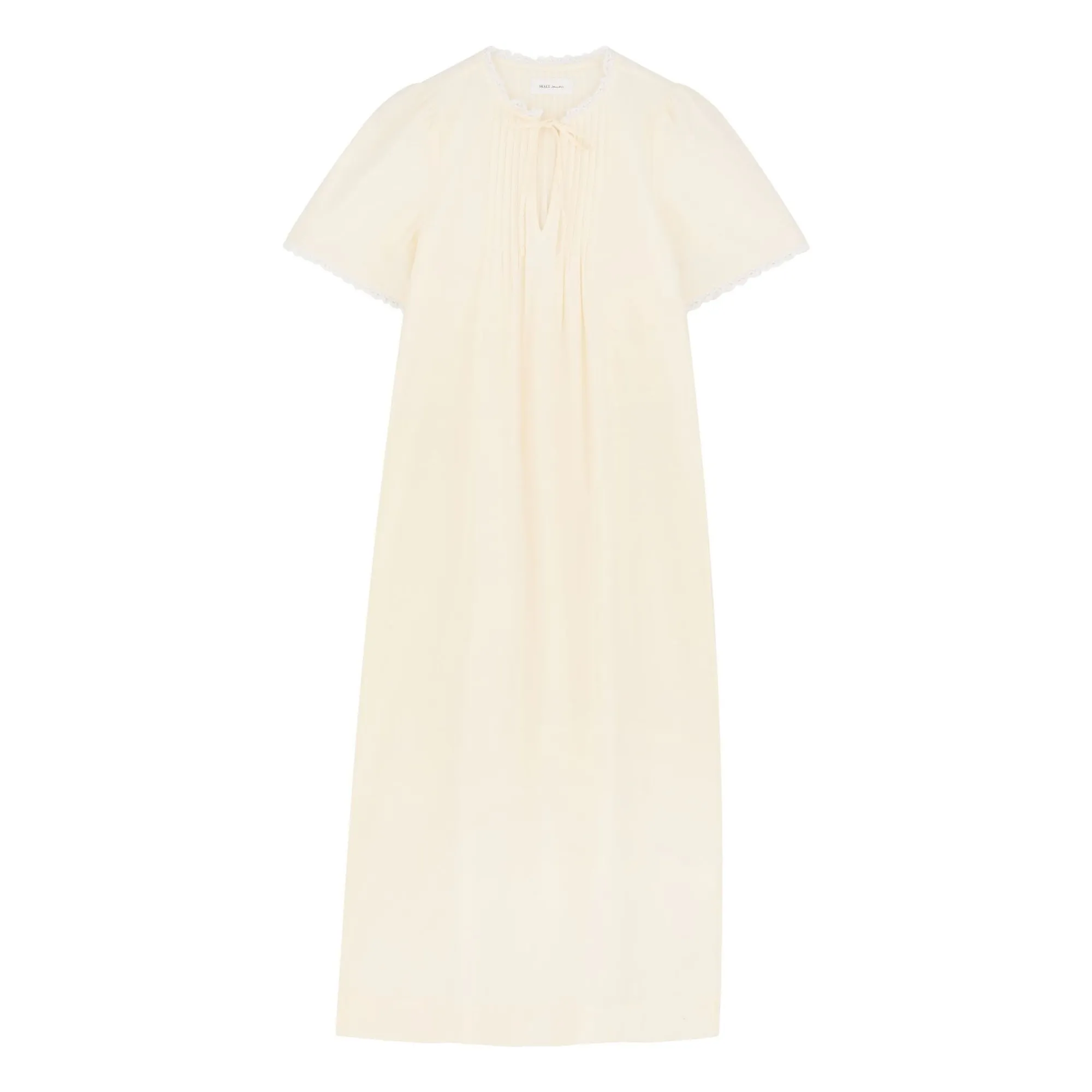 Skall Studio Cream Freesia Organic Cotton Dress