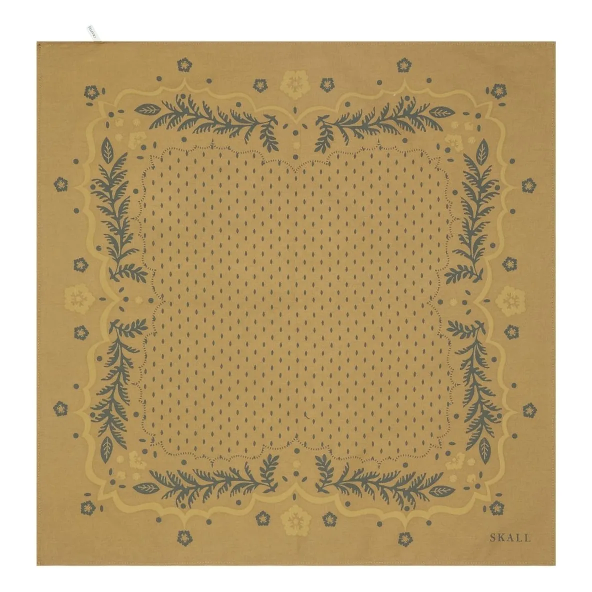 Skall Studio Khaki Juniper Organic Cotton Scarf