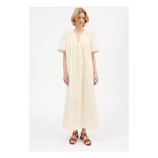 Robe Freesia Coton Bio | Crème