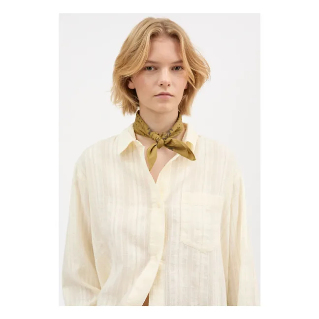 Foulard Juniper Coton Bio | Kaki