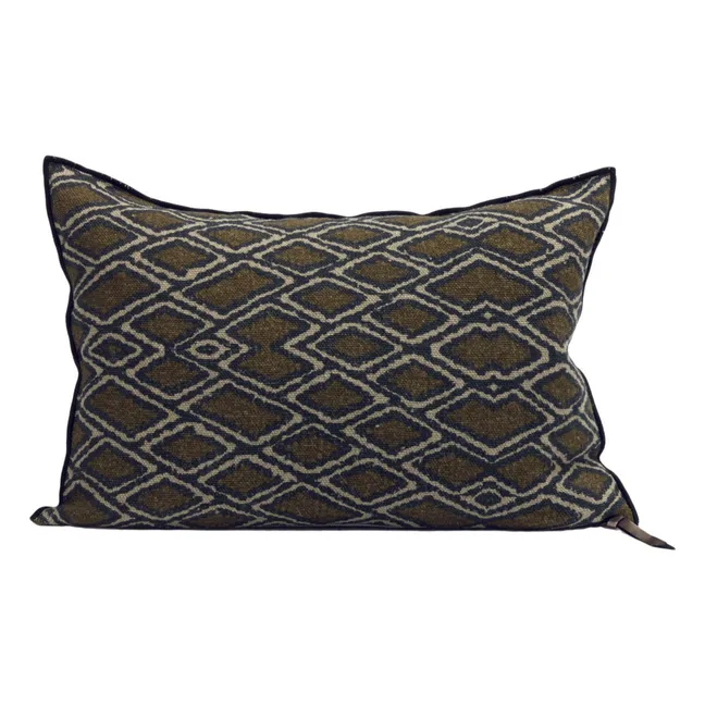 Coussin Vice Versa en lin wabi sabi | Bronze
