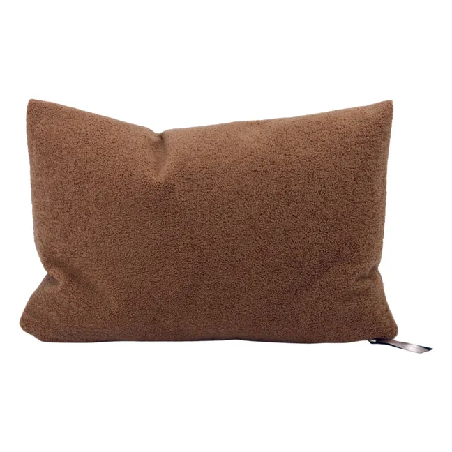 Coussin Vice Versa Bouclette Teddy | Havane