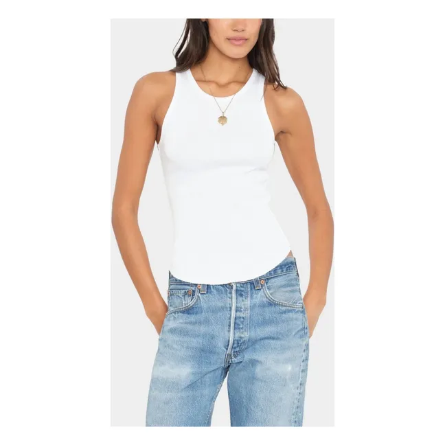 Arynn Cotton tank top | White