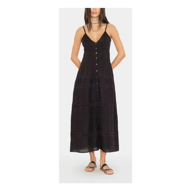 Joni Cotton Dress | Black