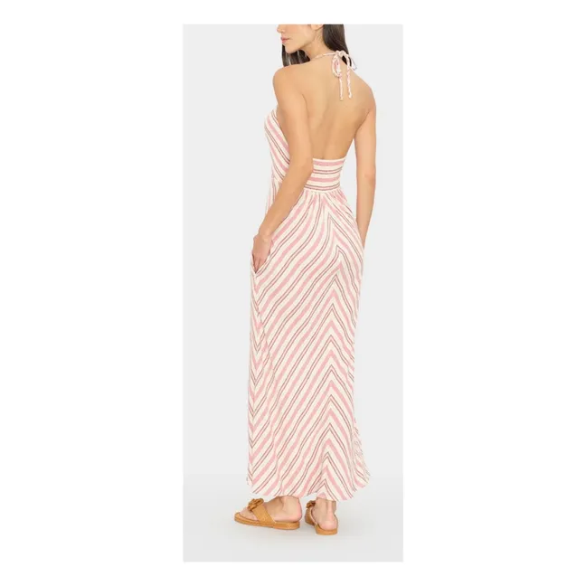Robe Rayures Maggie | Rose