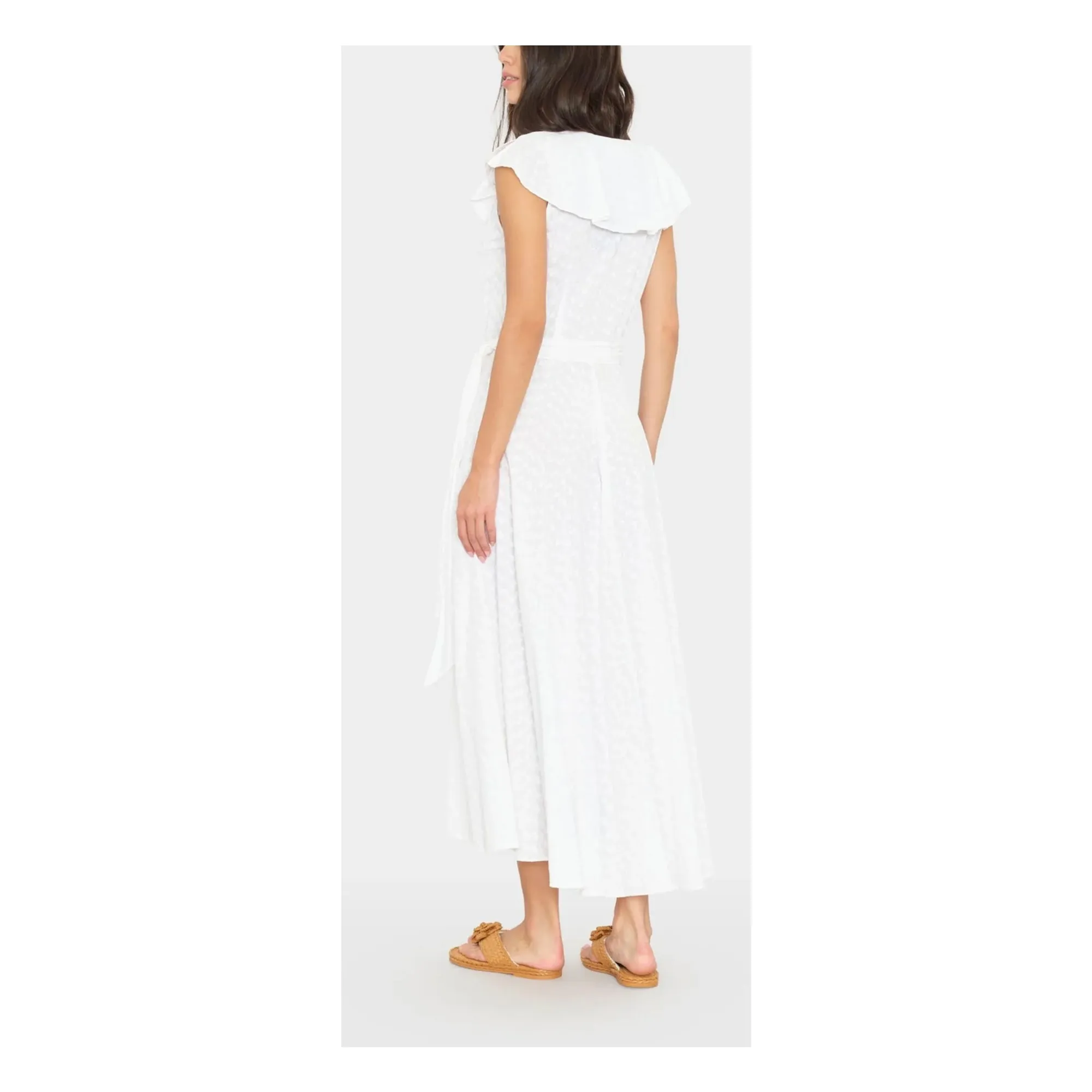 Capsule Léa Meylan : Robe Lola Coton | Blanc- Image produit n°1