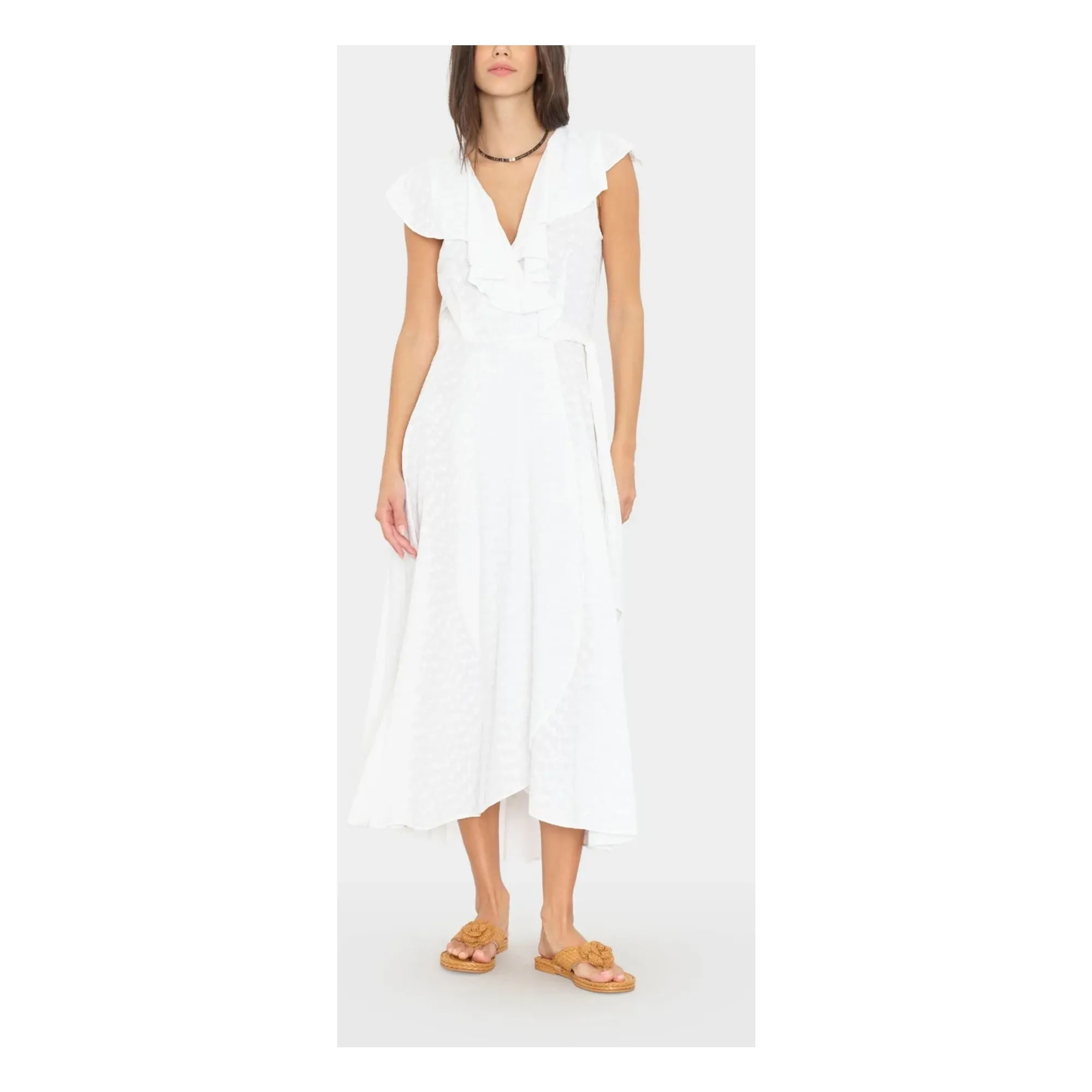 Xirena White Lola Cotton Dress