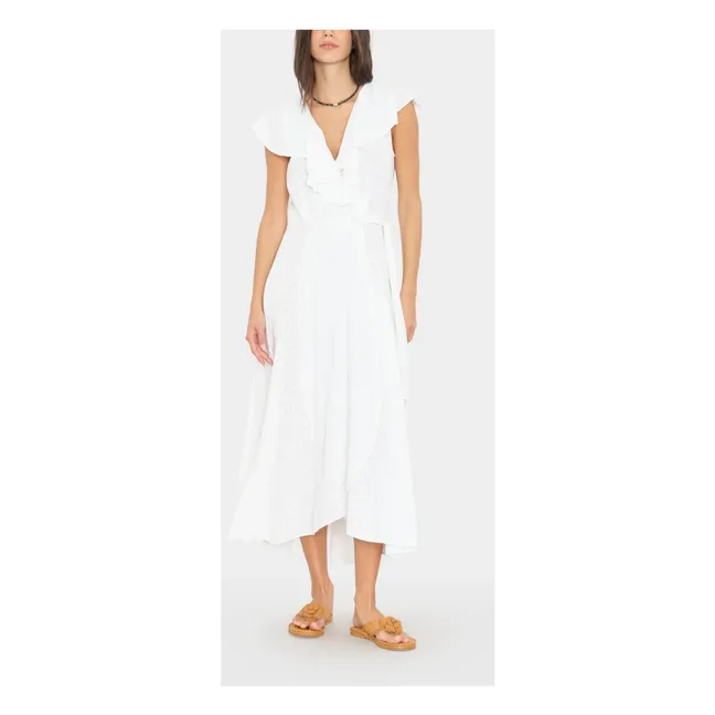 Capsule Léa Meylan : Robe Lola Coton | Blanc