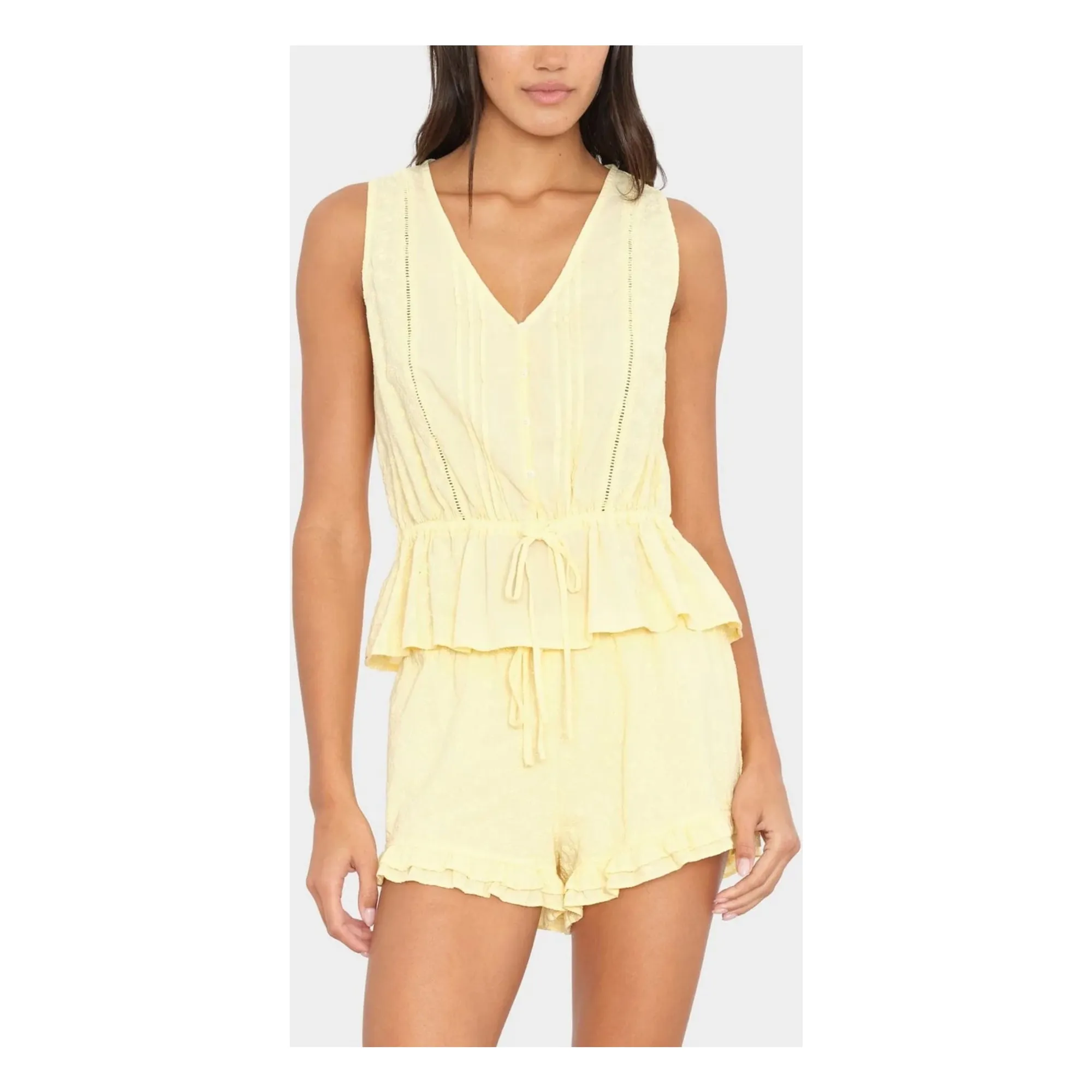 Xirena Yellow Emma Coton Top