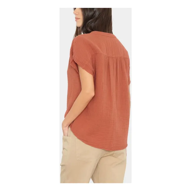 Blouse Kane Coton | Rouille