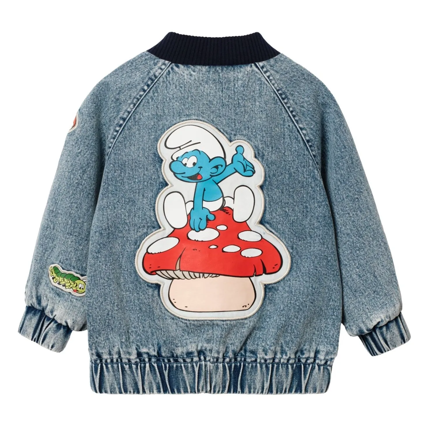 Blouson Denim - Goldie + Ace x Schtroumpfs | Bleu- Image produit n°4
