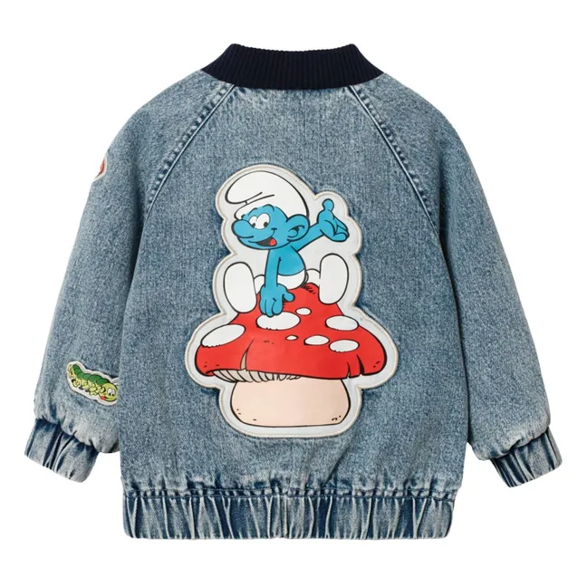 Blouson Denim - Goldie + Ace x Schtroumpfs | Bleu