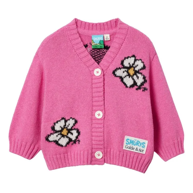 Cardigan - Goldie + Ace x Schtroumpfs | Rose