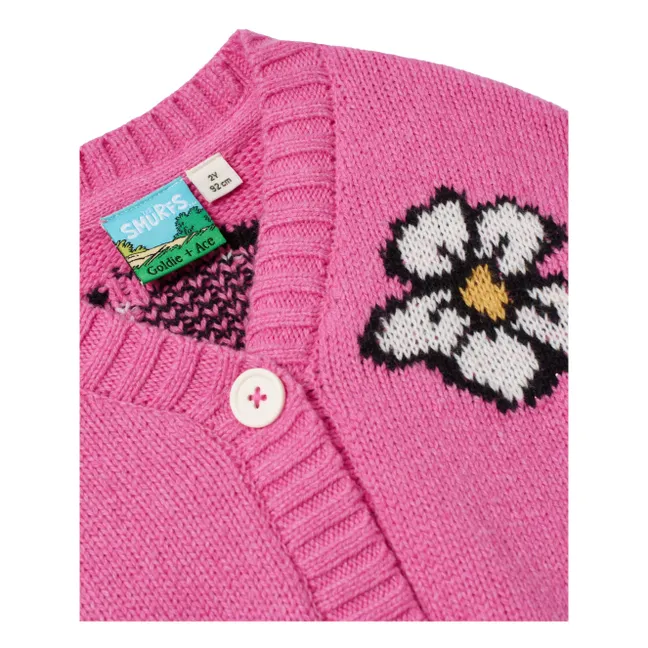 Cardigan - Goldie + Ace x Schtroumpfs | Rose
