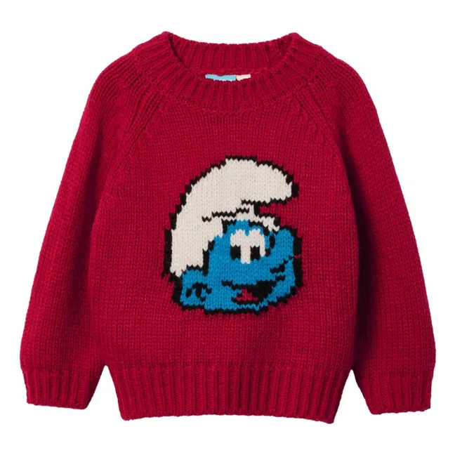Pull - Goldie + Ace x Schtroumpfs | Rouge