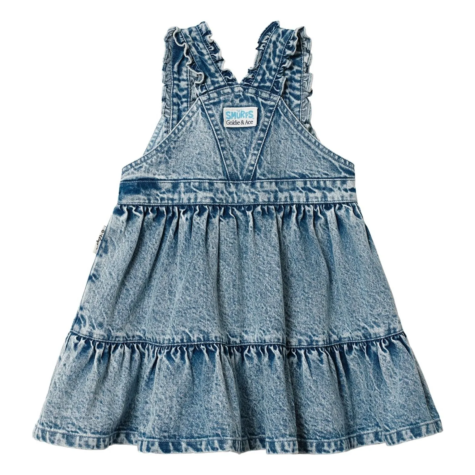 Robe Denim - Goldie + Ace x Schtroumpfs | Bleu- Image produit n°4